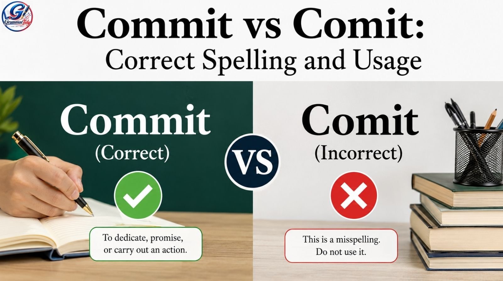 Commit vs Comit: Correct Spelling And Usage commit vs comit correct spelling and usage