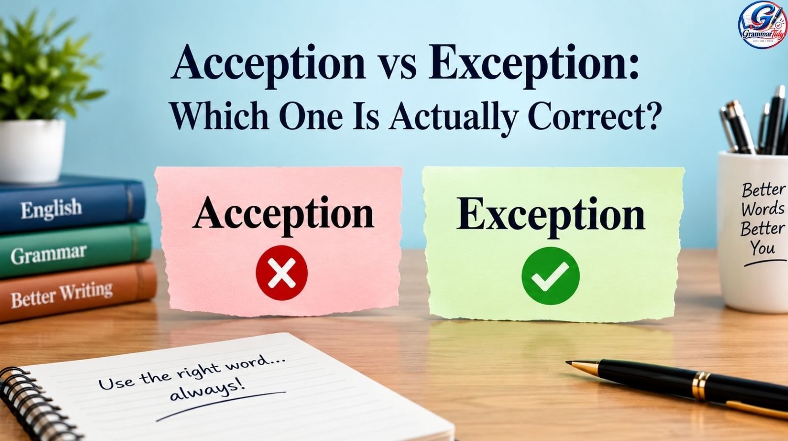Acception vs Exception: Which One Is Actually Correct? (2026) acception vs exception which one is actually correct (2026)