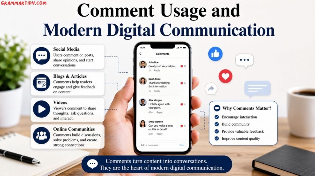 Comment vs Coment: Correct Spelling And Usage comment usage and modern digital communication