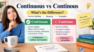 Continuous vs Continous: What’s The Difference? 2026