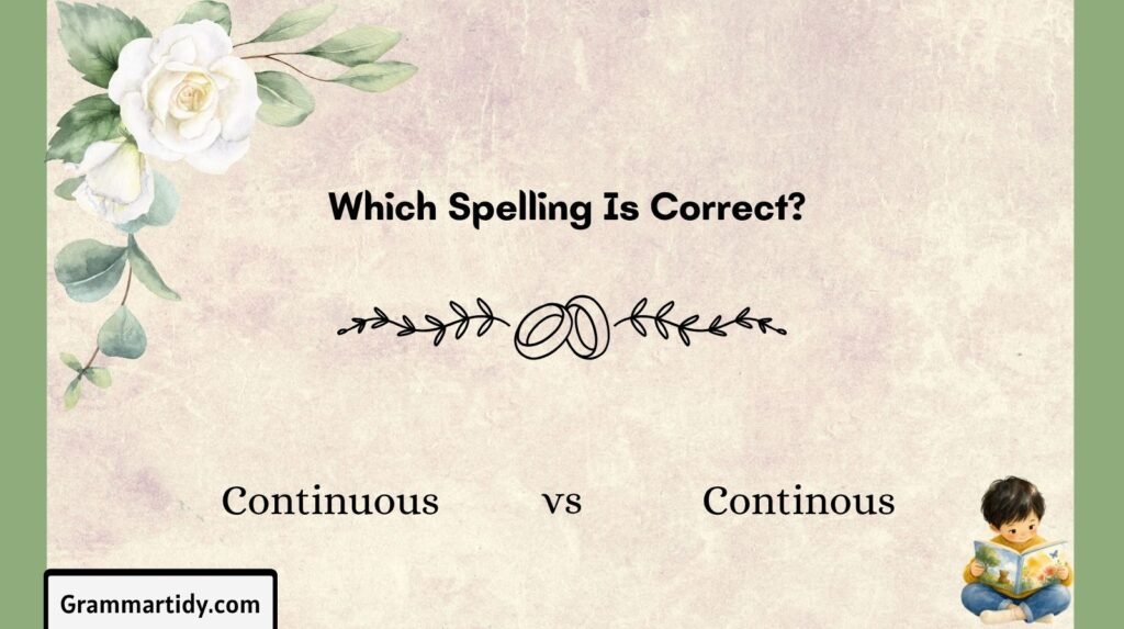 Continuous vs Continous