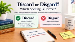 Discard or Disgard: Which Spelling Is Correct?