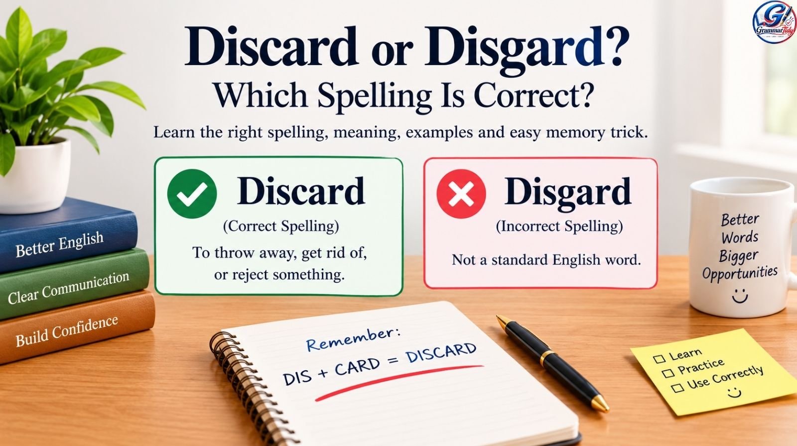 Discard or Disgard: Which Spelling Is Correct?