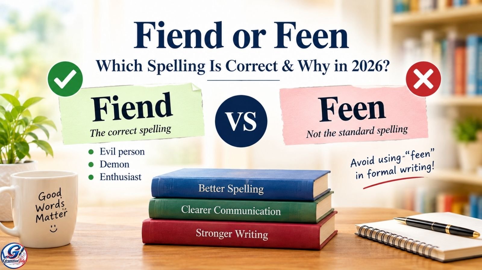 fiend or feen which spelling is correct & why in 2026