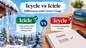 icycle vs icicle differences and correct usage