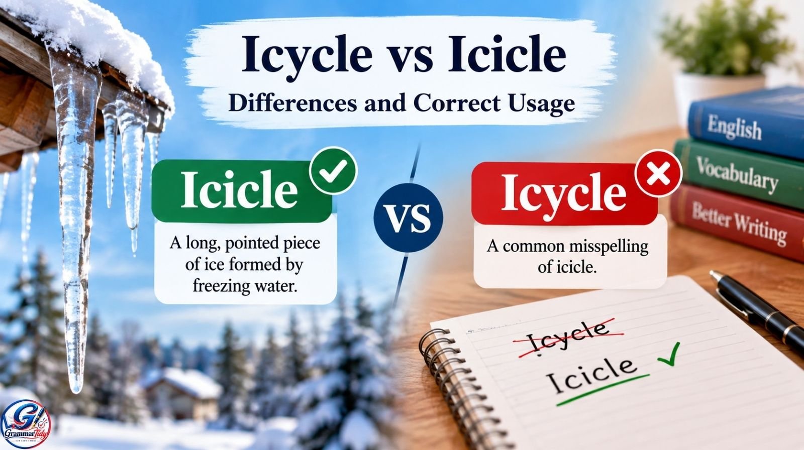 Icycle vs Icicle: Differences And Correct Usage icycle vs icicle differences and correct usage