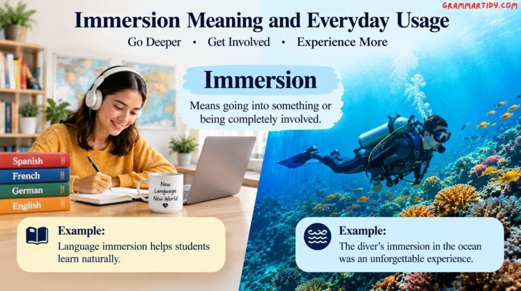Emersion vs Immersion: Differences And Correct Usage immersion meaning and everyday usage