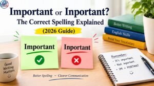 Important or Inportant: The Correct Spelling Explained (2026 Guide)