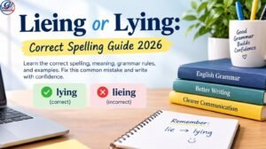 Lieing or Lying: Correct Spelling Guide 2026
