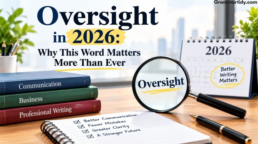 oversight in 2026 why this word matters more than ever