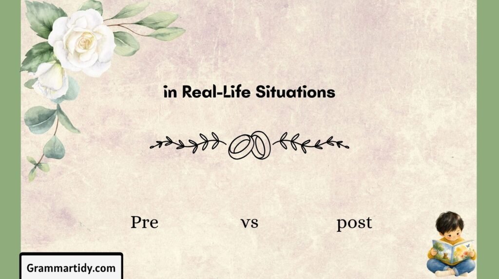 Pre vs Post