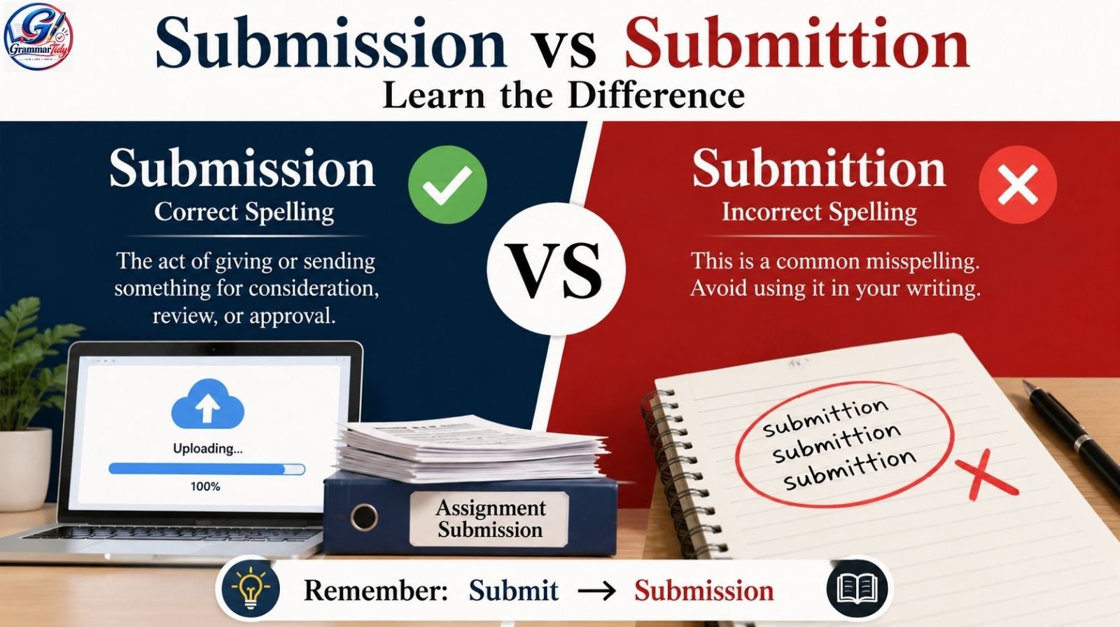 submission vs submittion learn the difference