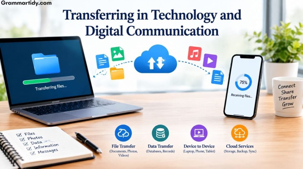 transferring in technology and digital communication