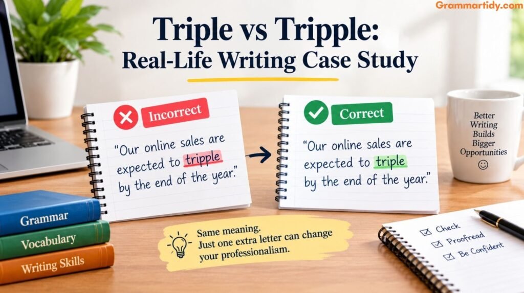 Triple vs Tripple: Which Is The Correct One To Use? triple vs tripple real life writing case study