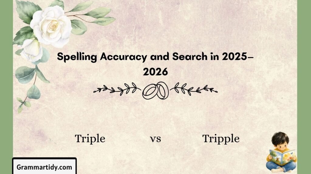Triple vs Tripple: Which Is The Correct One To Use? triple vs tripple spelling accuracy and search in 2025–2026