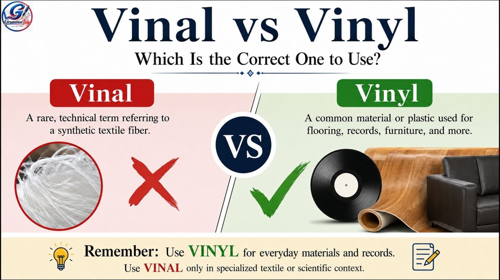 Vinal vs Vinyl: Which Is The Correct One To Use? vinal vs vinyl which is the correct one to use
