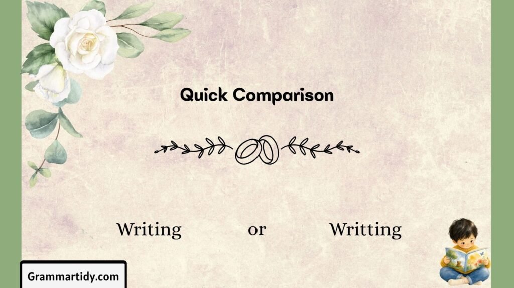 Writing or Writting