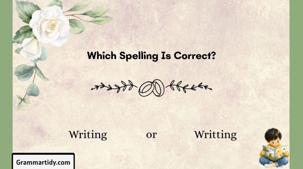Writing or Writting