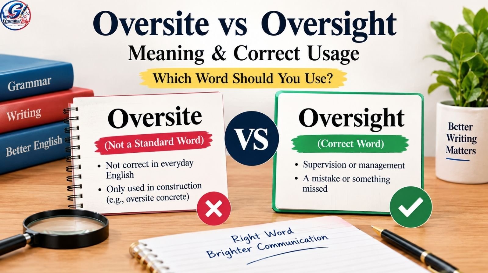 Oversite vs Oversight: What's The Difference And Which Word Should You Use?